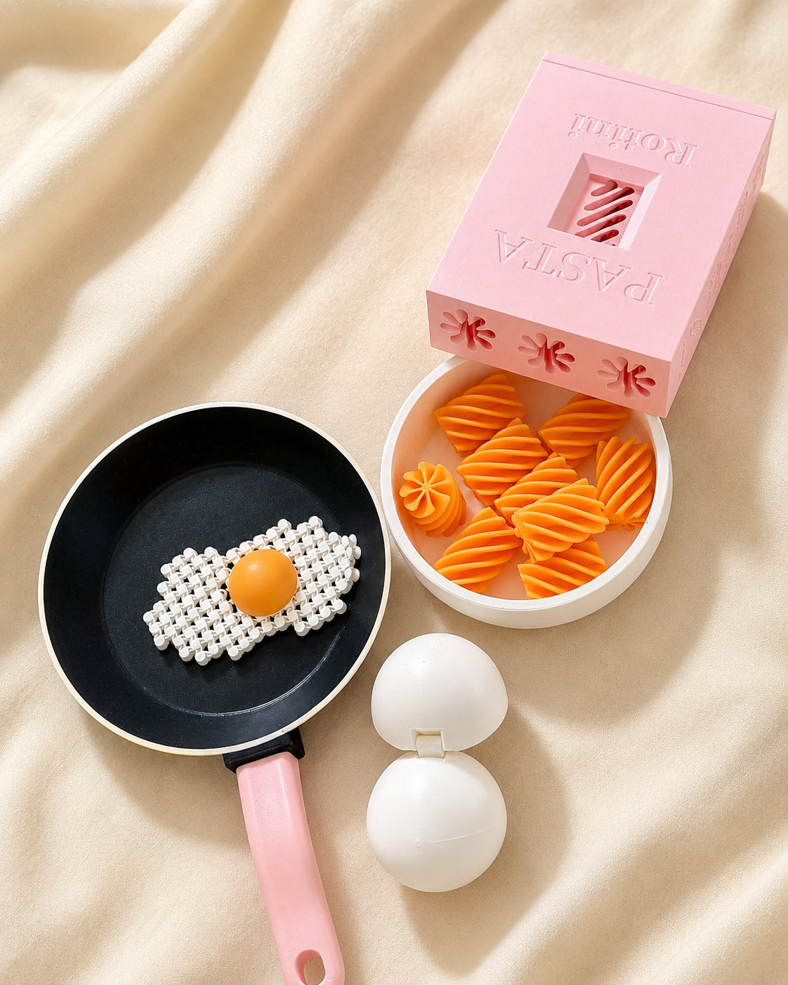3D Printed Pretend Cooking Play Set,