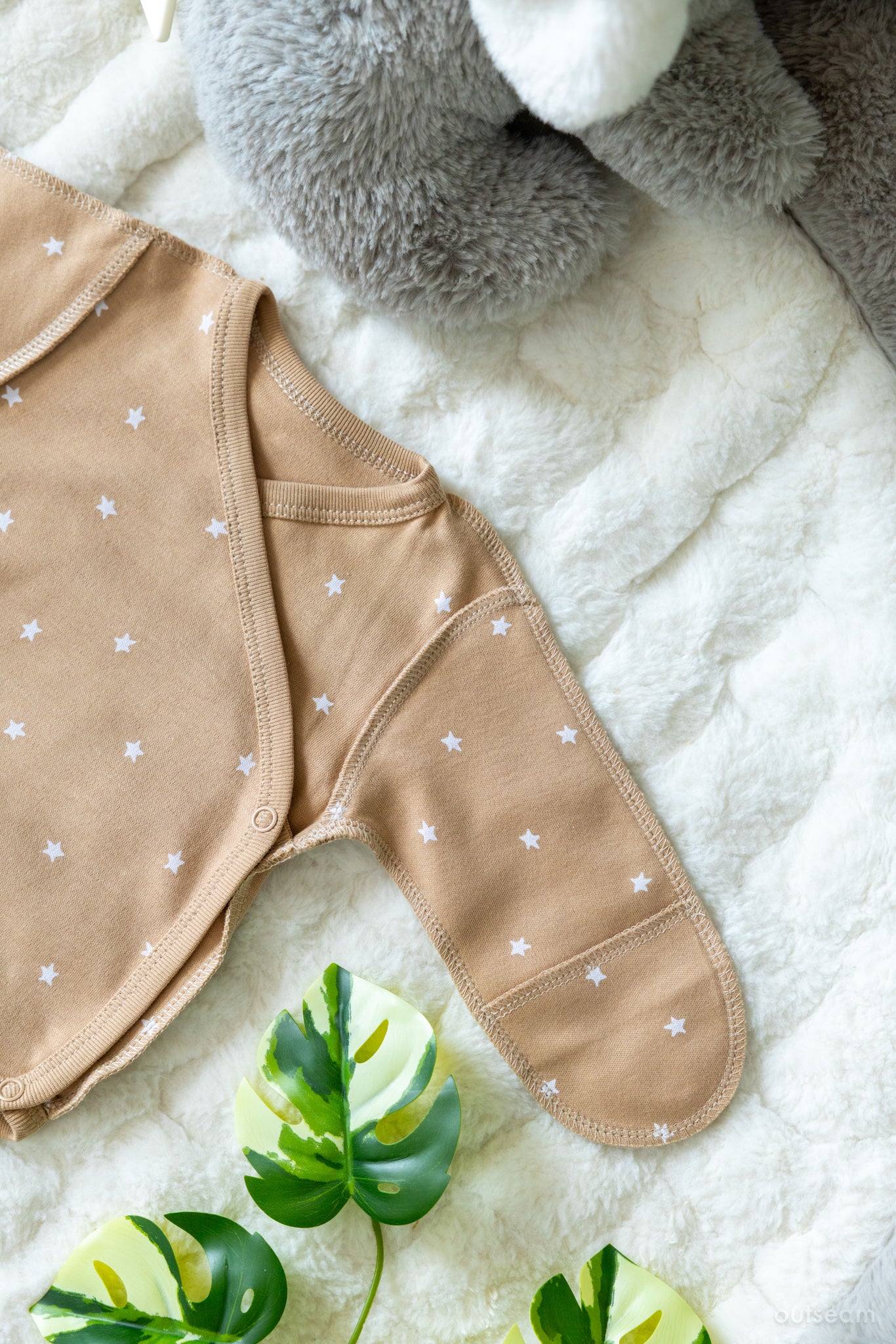 Outseam Bodysuit Brown — detail view 3